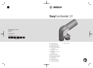 Manuál Bosch EasyCurvSander 12 Excentrická bruska