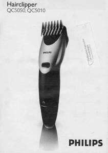 Mode d’emploi Philips QC5050 Tondeuse