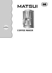 Manual Matsui MCM221AL Coffee Machine