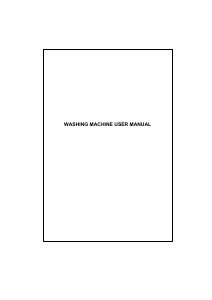 Handleiding Matsui MWM800E Wasmachine