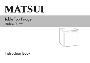 Manual Matsui MTR17W Refrigerator