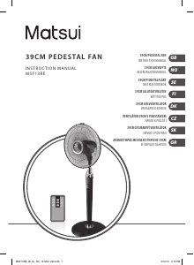 Handleiding Matsui MSF13RE Ventilator