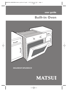 Bruksanvisning Matsui MF62SBGIT Ugn