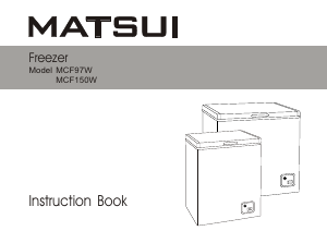 Manual Matsui MCF97W Freezer