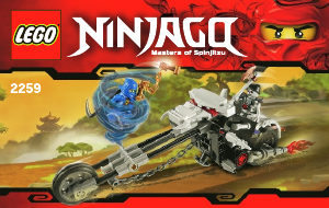 Mode d’emploi Lego set 2259 Ninjago La Moto Squelette