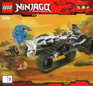 Mode d’emploi Lego set 2263 Ninjago Le Dragster Squelette