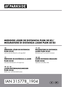 Manual Parkside IAN 315778 Medidor de distâncias a laser