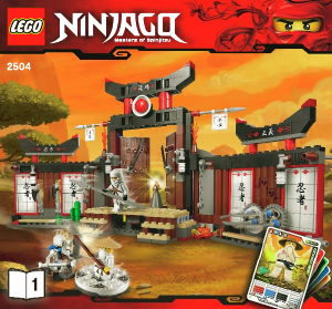 Handleiding Lego set 2504 Ninjago Spinjitzu Dojo