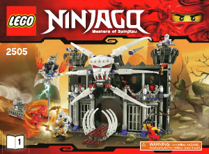 Bruksanvisning Lego set 2505 Ninjago Garmadons mörka fästning