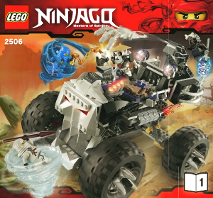 Mode d’emploi Lego set 2506 Ninjago Le 4X4 Squelette