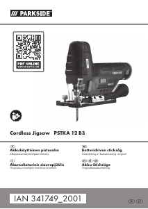 Bedienungsanleitung Parkside IAN 341749 Stichsäge