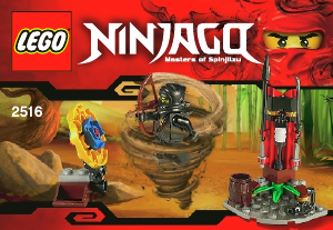 Handleiding Lego set 2516 Ninjago Ninja training