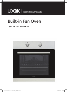 Handleiding Logik LBFANX20 Oven