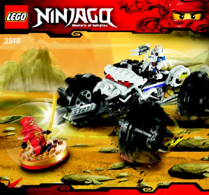 Handleiding Lego set 2518 Ninjago Nuckal's terrein