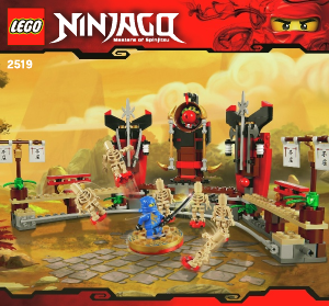 Mode d’emploi Lego set 2519 Ninjago Le Bowling de Squelettes