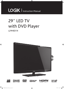 Handleiding Logik L29HED14 LED televisie