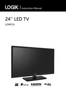 Handleiding Logik L24HE16 LED televisie