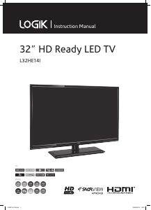 Handleiding Logik L32HE14I LED televisie