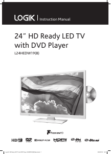 Handleiding Logik L24HEDW19 LED televisie
