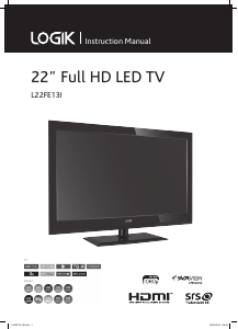 Handleiding Logik L22FE13I LED televisie