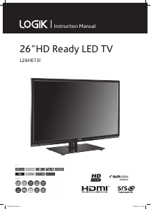 Handleiding Logik L26HE13I LED televisie