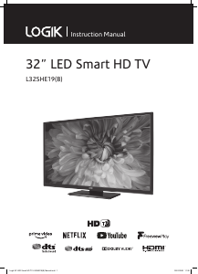 Handleiding Logik L32SHE19 LED televisie
