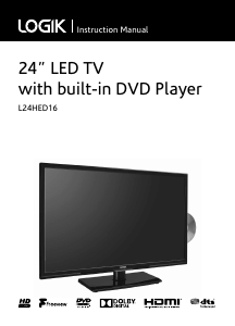 Handleiding Logik L24HED16 LED televisie