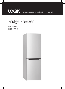Manual Logik LFF55W17 Fridge-Freezer