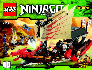 Bedienungsanleitung Lego set 9446 Ninjago Ninja-Flugsegler