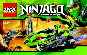 Mode d’emploi Lego set 9447 Ninjago La Moto Serpent de Lasha