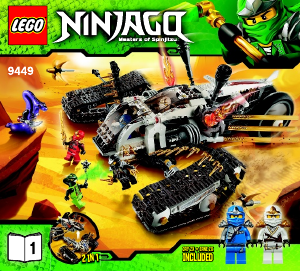 Mode d’emploi Lego set 9449 Ninjago Le Tout-Terrain Ultrasonique