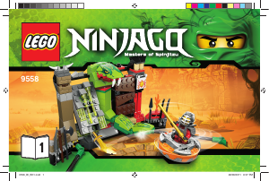 Handleiding Lego set 9558 Ninjago Trainingsset