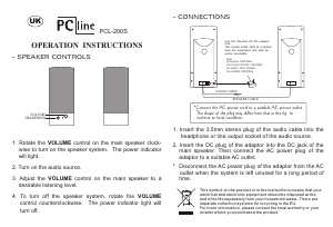 Manual de uso PC Line PCL-200S Altavoz
