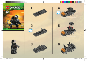 Instrukcja Lego set 30087 Ninjago Samochód