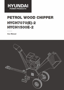 Manual Hyundai HYCH1500E-2 Garden Shredder