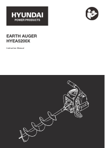 Bruksanvisning Hyundai HYEA5200X Jordborr