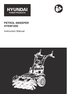 Bruksanvisning Hyundai HYSW1000 Sopmaskin
