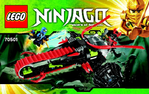 Handleiding Lego set 70501 Ninjago Strijdermotor