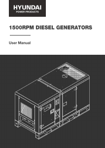 Bruksanvisning Hyundai DHY125KSE Generator
