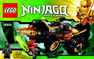 Handleiding Lego set 70502 Ninjago Cole's grondboor