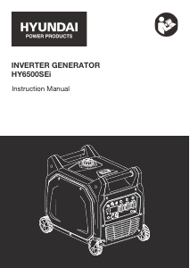 Bruksanvisning Hyundai HY6500SEi Generator