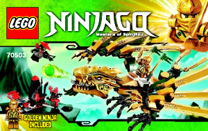Bruksanvisning Lego set 70503 Ninjago Den gyllene draken