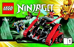 Használati útmutató Lego set 70504 Ninjago Garmatron