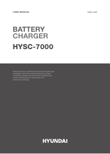 Bruksanvisning Hyundai HYSC-7000 Batteriladdare