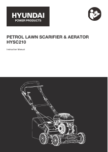 Bruksanvisning Hyundai HYSC210 Vertikalskärare