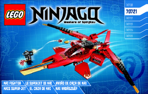 Manuale Lego set 70721 Ninjago Fighter di Kai