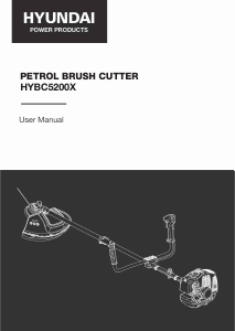 Bruksanvisning Hyundai HYBC5200X Röjsåg