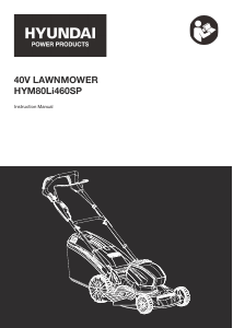 Handleiding Hyundai HYM80Li460SP Grasmaaier