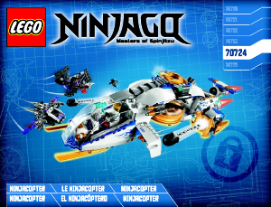 Käyttöohje Lego set 70724 Ninjago Ninjakopteri