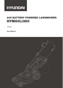 Handleiding Hyundai HYM60Li380 Grasmaaier